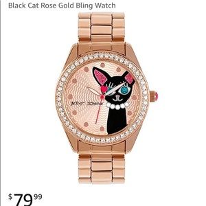 Betsy Johnson Kitty 🐱 🌹Watch